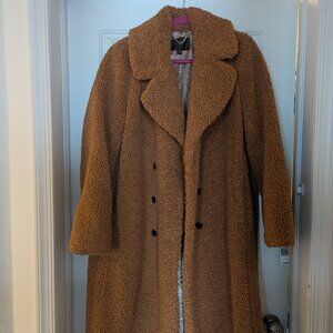 J.Crew Teddy Sherpa Coat | Size XXL | Warm Camel